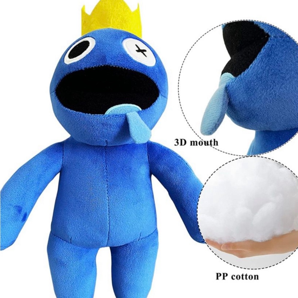 Rainbow blue friends plush